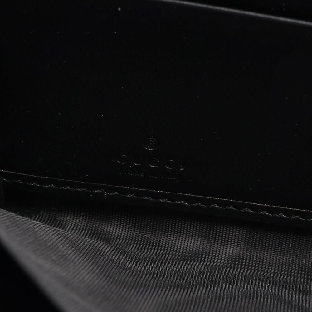 Gucci GG Matelasse Leather Round Zip Wallet Black - Picture 8 of 8